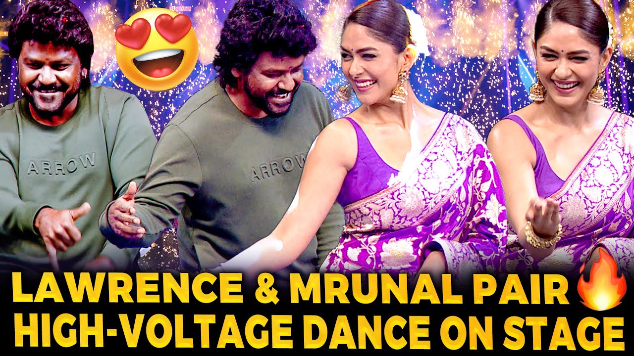 OMG🔥Lawrence & Mrunal Can’t Stop Dancing! 5000 Eyes Glued to the Stage 😍💃Never Seen Before