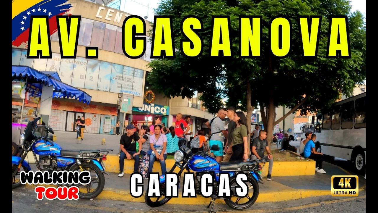 🇻🇪 Walking Tour СРЕДНИЙ. КАЗАНОВА в Каракасе, Венесуэла Вы должны это увидеть! 😱