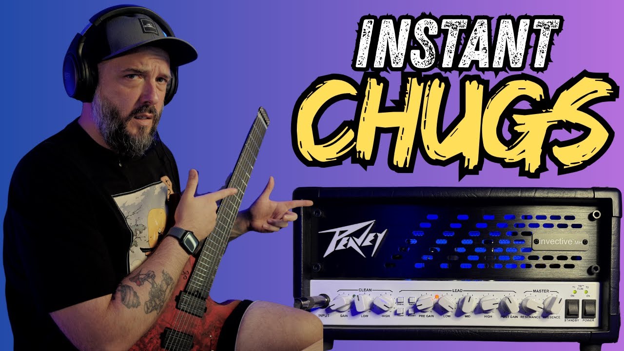 How I Get CRUSHING 7-String Guitar Tones on the Peavey Invective.MH