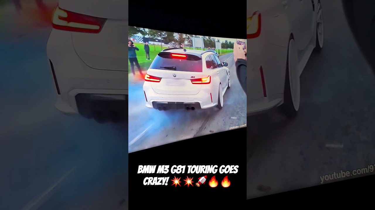 G81 BMW M3 TOURING GOES CRAZY! #G81 #bmw #g81m3 #m3touringg81 #Bmwm3 #m3touring #m3