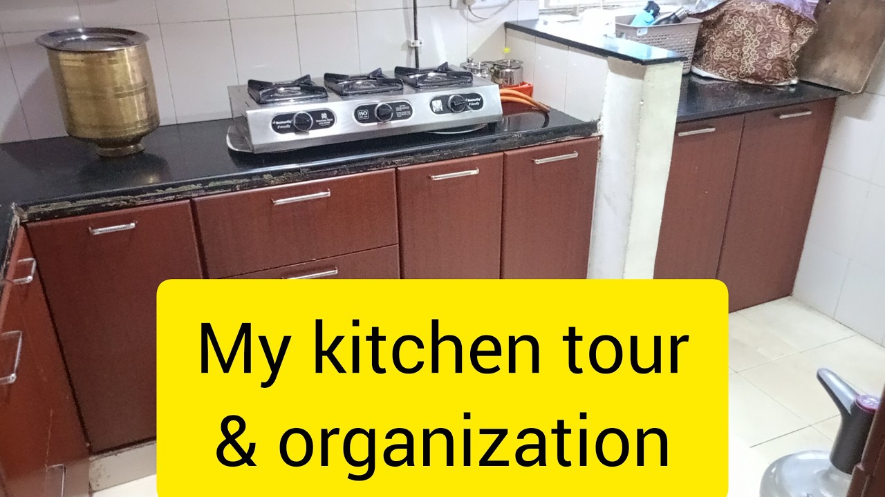 My kitchen tour & organization | small modular kitchen organization ideas in tamil #kitchentour