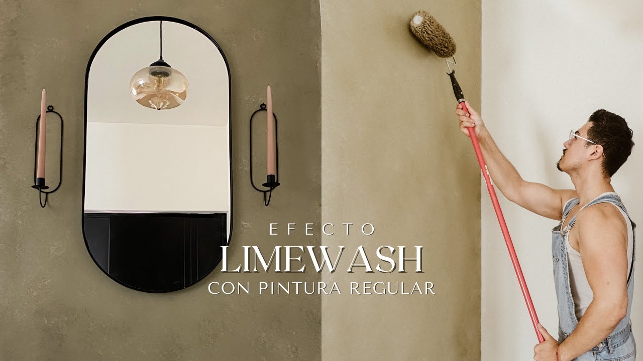 Efecto Limewash Con Pintura Regular | Isaac en casa