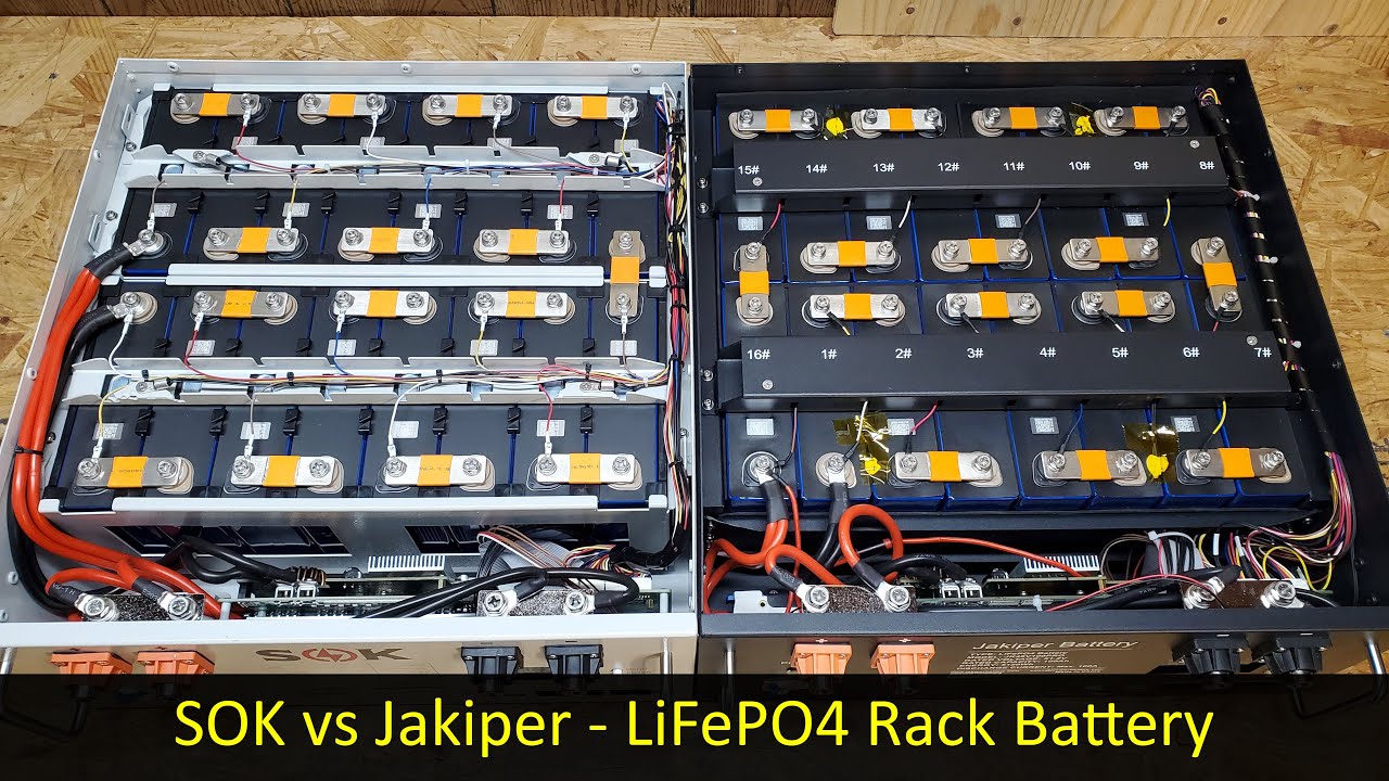 SOK vs Jakiper, 48V 100Ah LiFePO4 Rack Battery Comparison