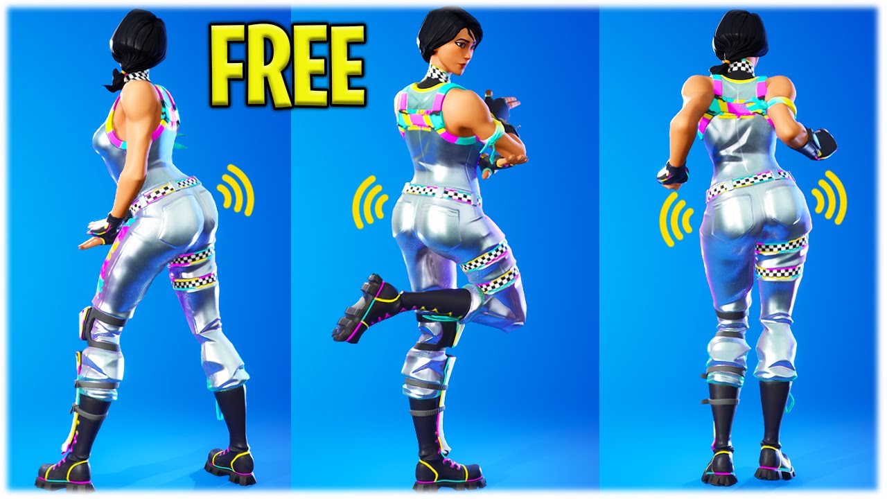 How To Get 'RAINBOW RACER' Skin *FOR FREE* + Showcased With HOT Dance Emotes 😍❤️