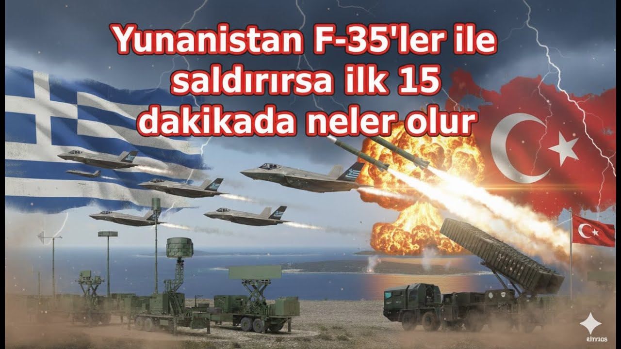 Yunanistan F-35'ler ile Türkiye'ye Saldırırsa ilk 15 Dakikada Ne Olur?