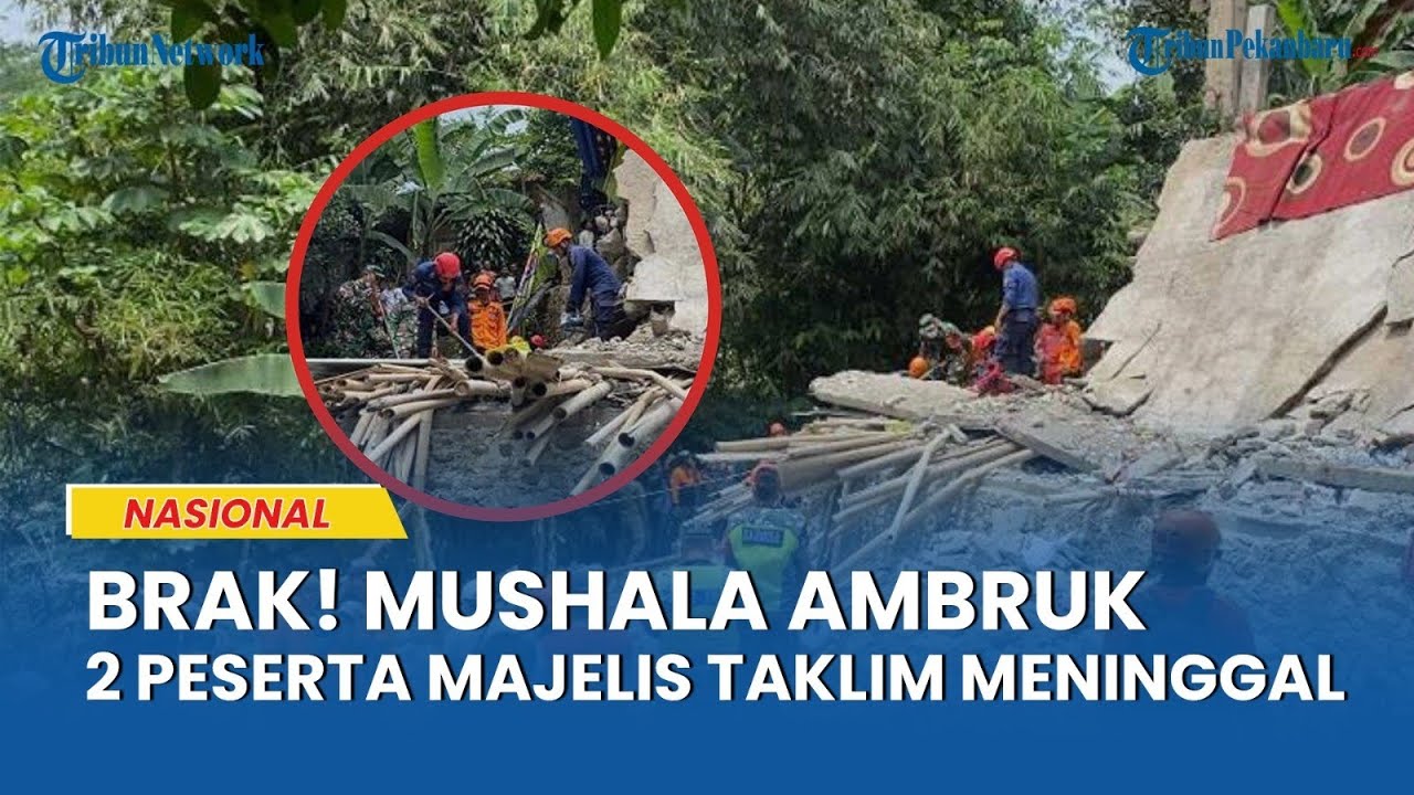 Bangunan Mushala Ambruk saat Kegiatan Majelis Taklim di Bogor, Dua Meninggal, Puluhan Luka-luka
