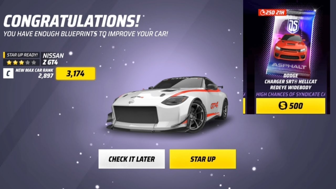 DS13  3 ⭐ NISSAN Z GT4 || NISSAN PACKS OPENING || DRIVE SYNDICATE 13 || ASPHALT UNITE ||
