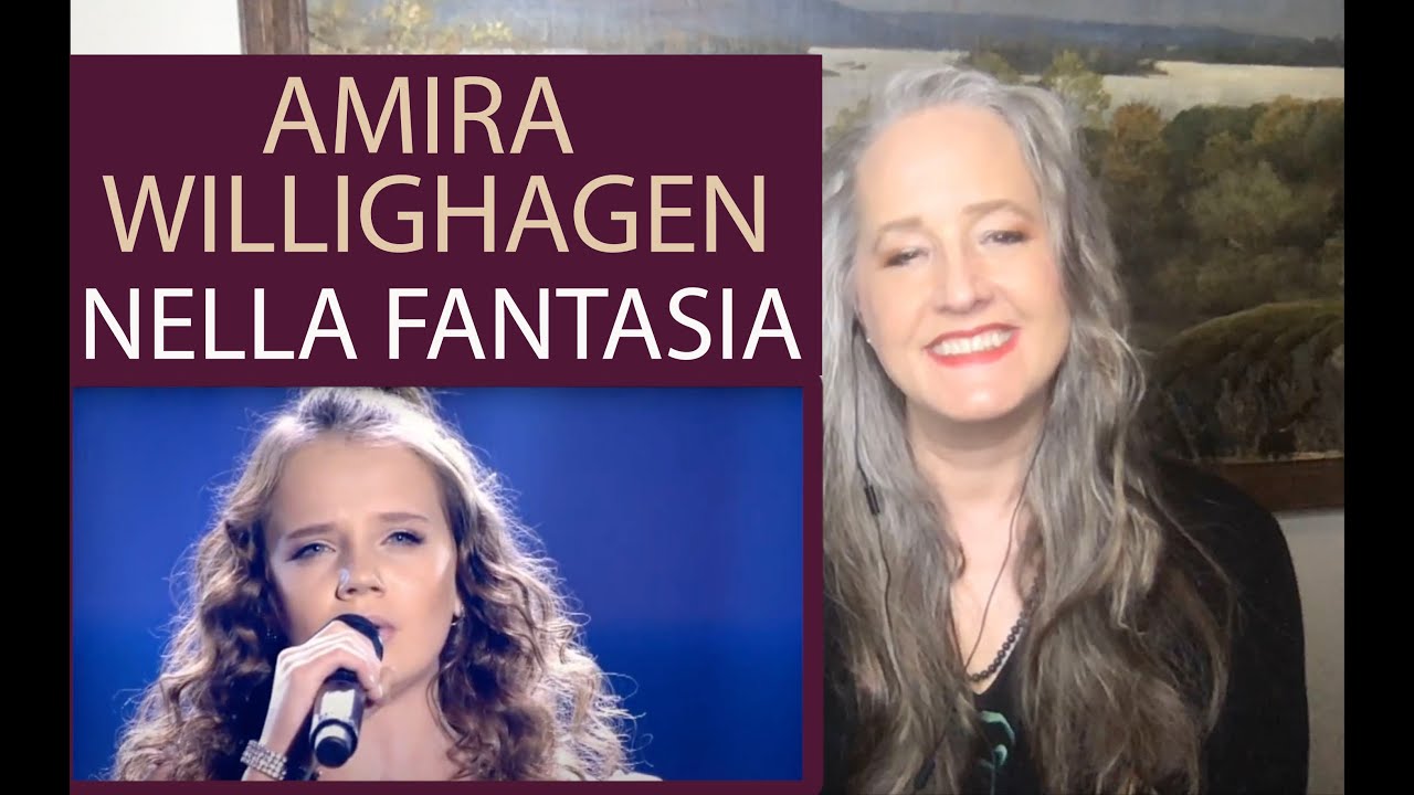 Voice Teacher Reaction to  Almira Willighagen - Nella Fantasia