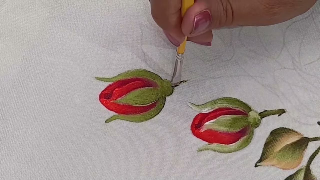 Pintura Rosas Rojas