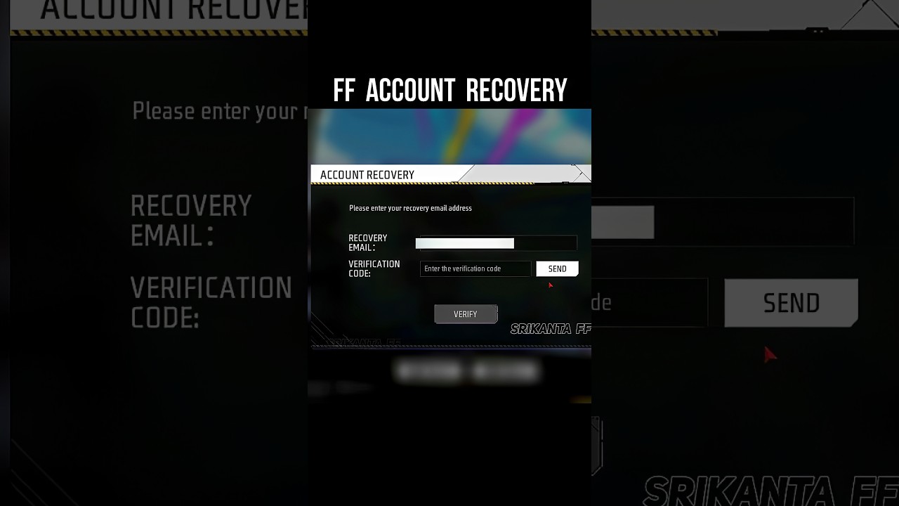 Free Fire Account Recovery 🔥 Recovery Email Bind | Account Recovery New Update #srikantaff