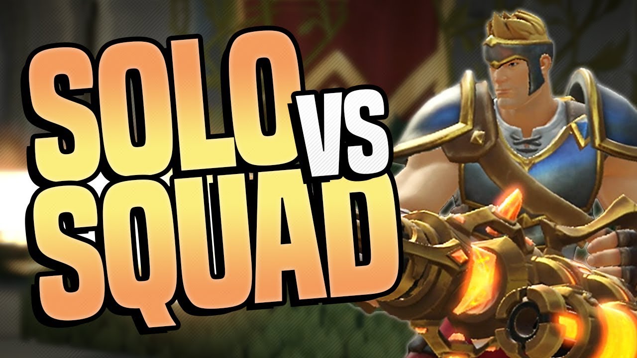 SOLO VS SQUADS (BIG KILLS) with WARRIOR! | Realm Royale