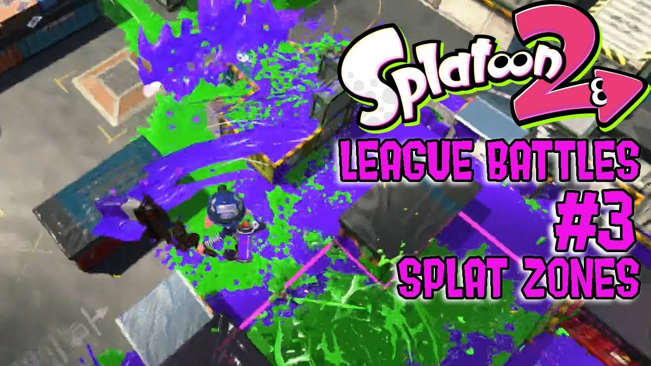 Splatoon 2: League Battles #3 - Splat Zones (Inkbrush/Octobrush Gameplay)