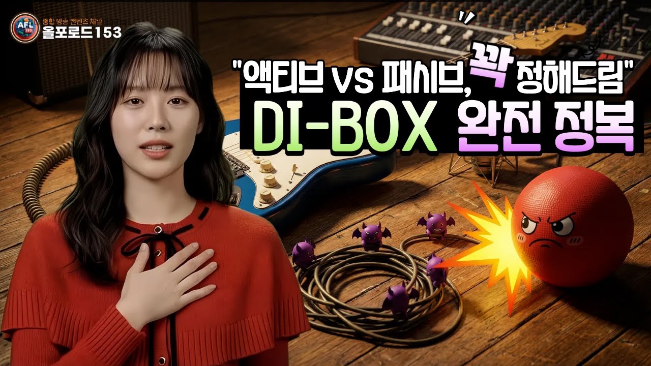 다이렉트 박스(DI Box) 완전정복: 원리부터 실전 사용법까지 이 영상 하나로 끝!