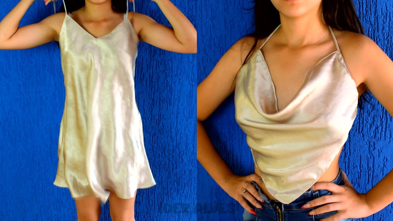 IDEIAS PARA RECICLAR ROUPAS, COSTURA FÁCIL | ROUPAS DIY TRANSFORME ROUPAS ANTIGAS EM NOVAS