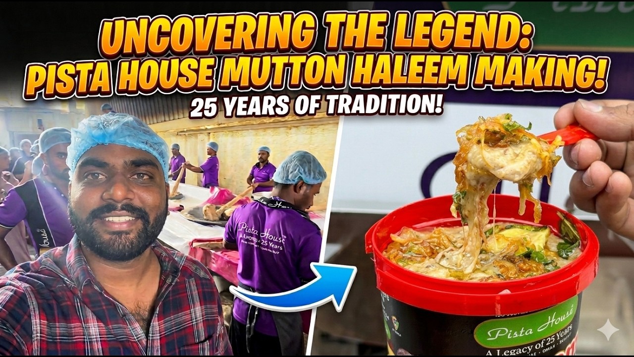 Pista House Mutton Haleem Making 2026