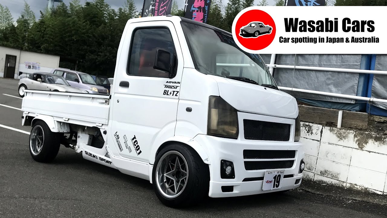 Infamous Kei-truck Drifter at Track Day, Kei Car Roll-Over, and Emus