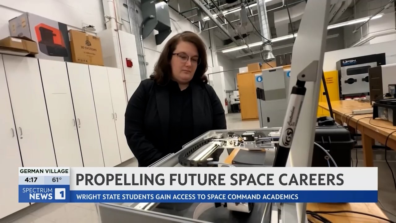 Spectrum News: Wright State students gain access to Space Command academics