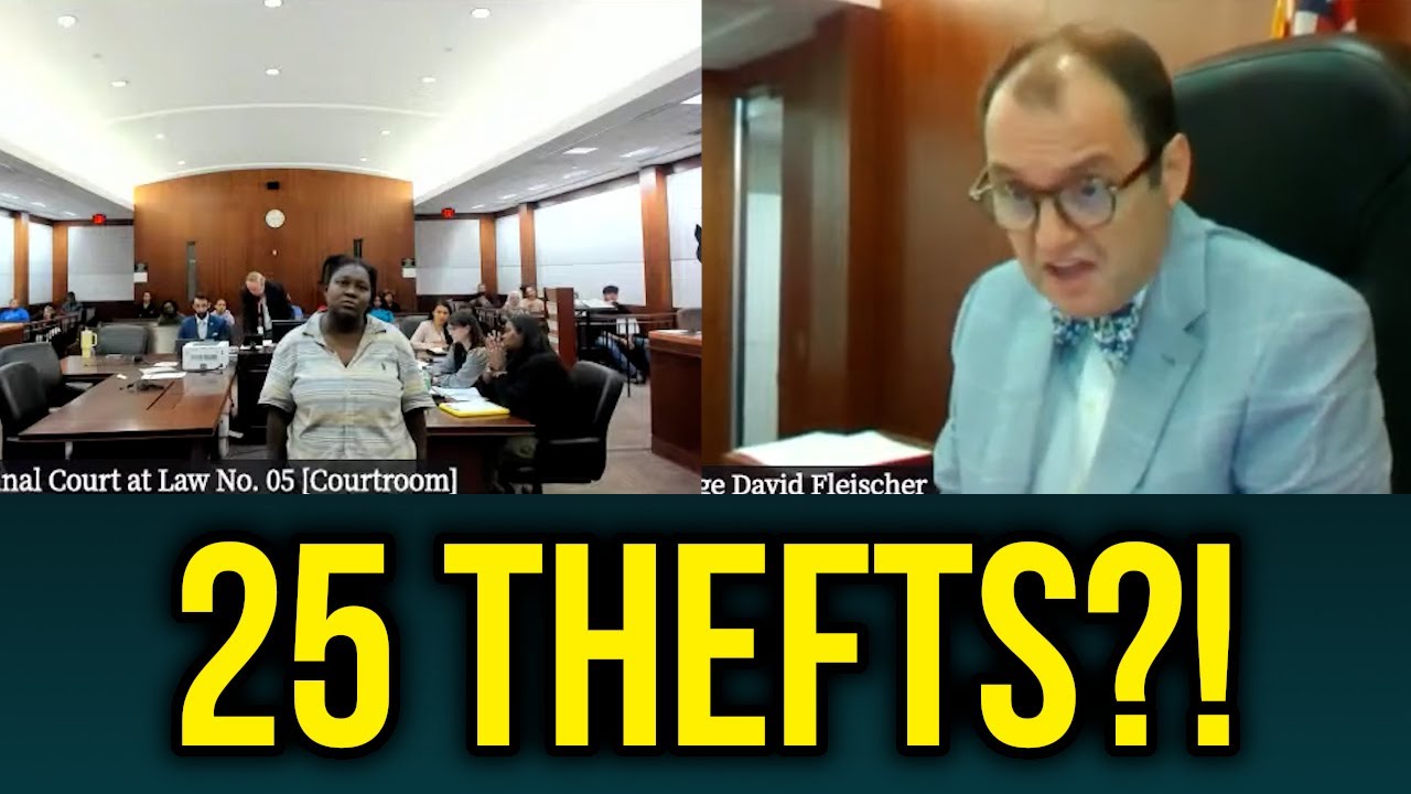 Woman With 25+ Theft Convictions Goes Before Judge For&hellip; Theft.