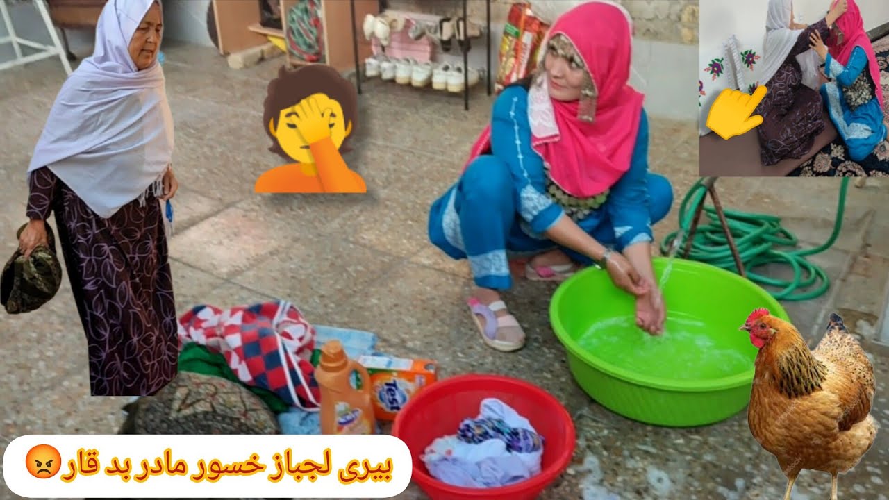 دامه فلم هزارگی #خسورمادر بدقار#عروس بیکار لجباز#خسور مادر پیش بچه خود شکایت کرد #با پشت صحنه بسیار😂