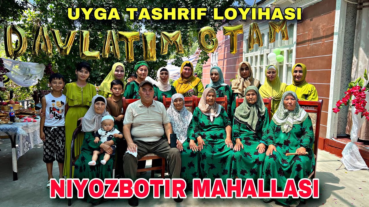 ANDIJON VILOYATI ASAKA TUMANI | UYGA TASHRIF LOYIHASI | NIYOZBOTIR MAHALLASI