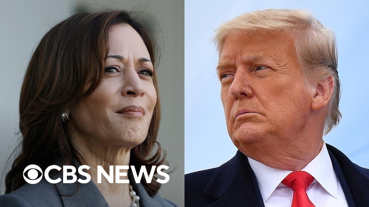 Harris ahead of Trump nationally as DNC begins, CBS News poll finds