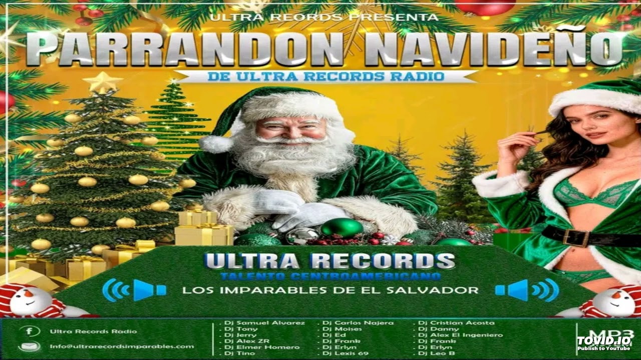 Salsas Bailables Mix (DJ Álex El Ingeniero) ☃️ Parrandón Navideño De Ultra Records