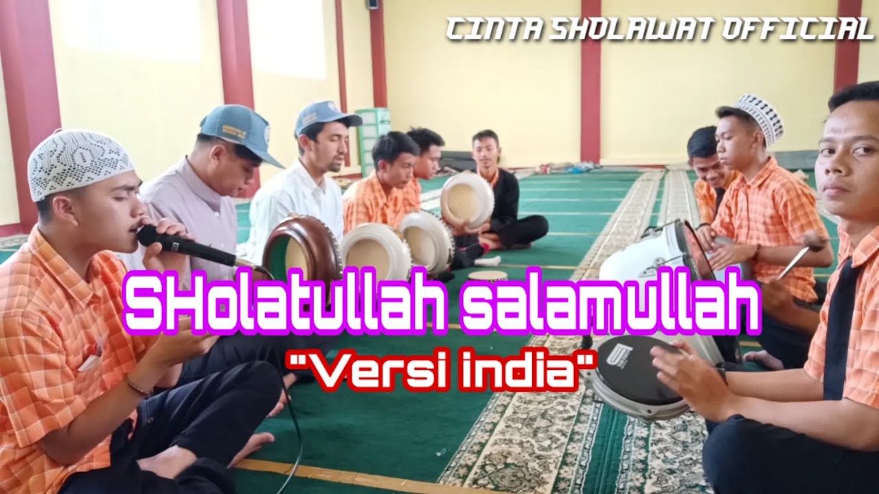 Anak sekolah jago main jadroh || Sholatullah salamullah - Versi india