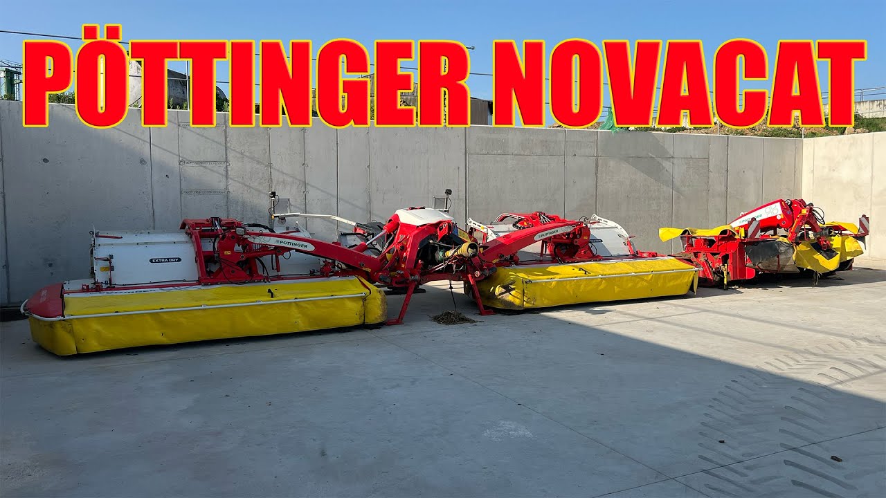 🚜 Подключение PÖTTINGER Novacat 351 Alpha Motion Pro & Novacat V 10000 Комбинация Косилок 🌱