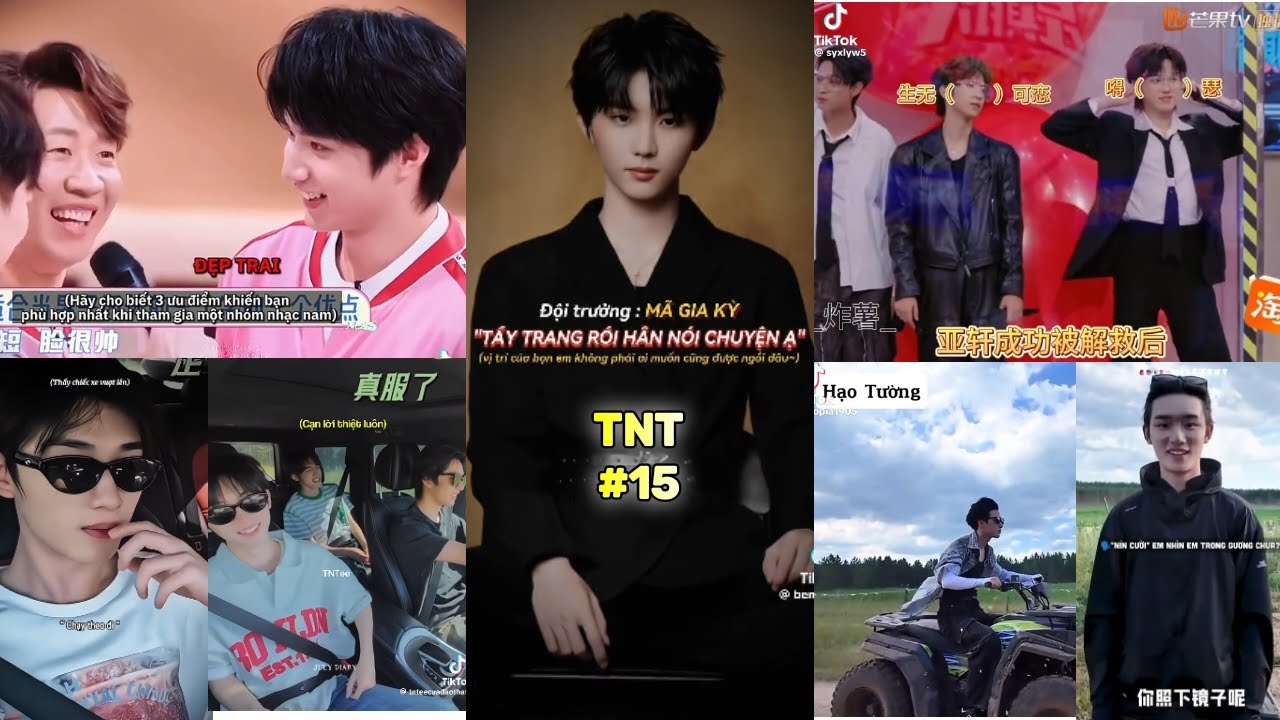 [TikTok] TNT #15| Đi show là phụ tấu hài là chính cùng 7 anh em hồ lô #thờiđạithiếuniênđoàn