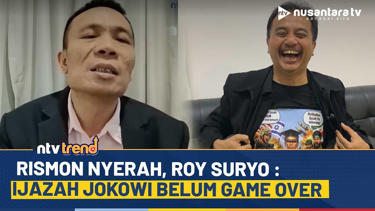 Roy Suryo Beber Kenapa Rismon Menyerah hingga Sesumbar Ijazah Jokowi Belum Game Over | NTV