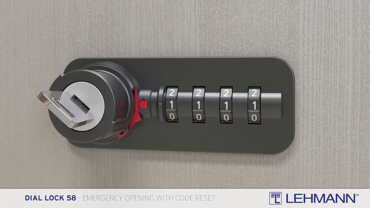 Dial Lock 58 - Freecode - Emergency Opening With Code Reset