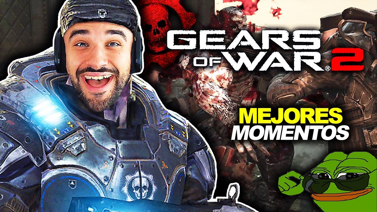 Los MEJORES MOMENTOS de ILLOJUAN en GEARS OF WAR 2 [Completo] 🔥