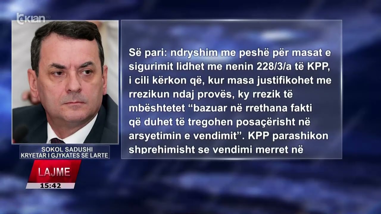 Tv Klan - GJL do të rishohë praktikën e masës së 'arrestit në burg'