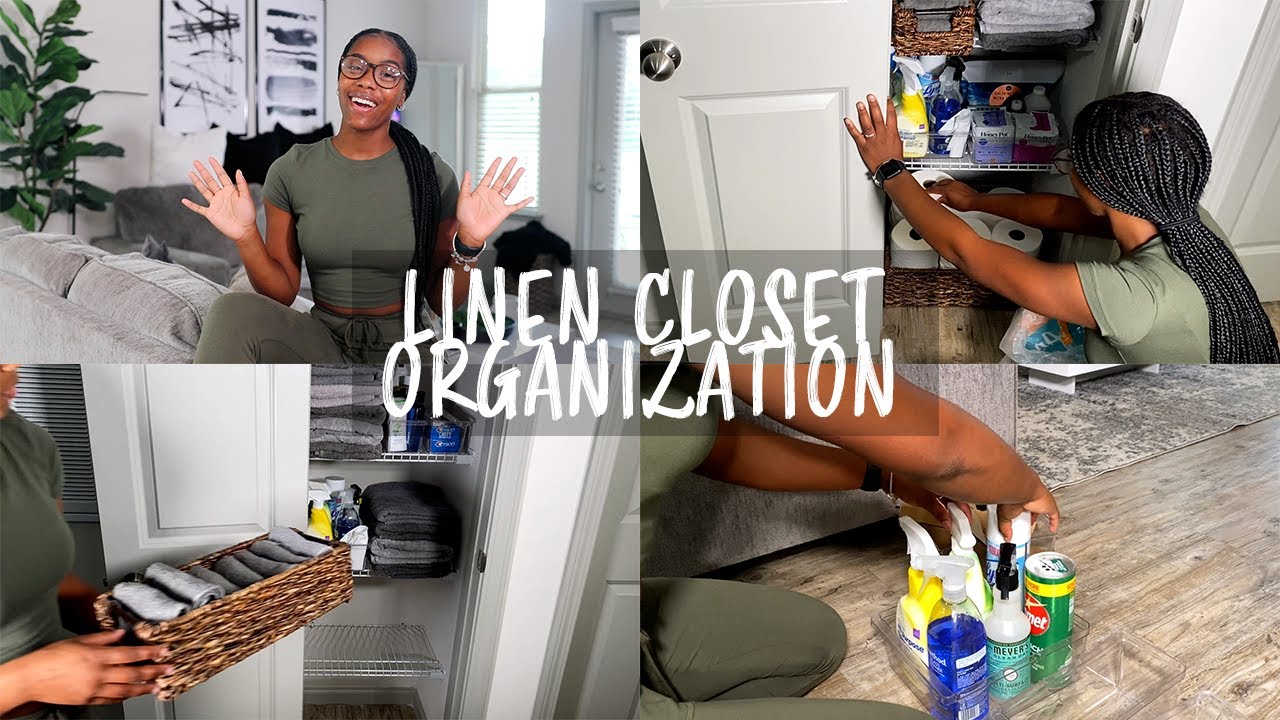 LINEN CLOSET ORGANIZATION | DECLUTTER WITH ME