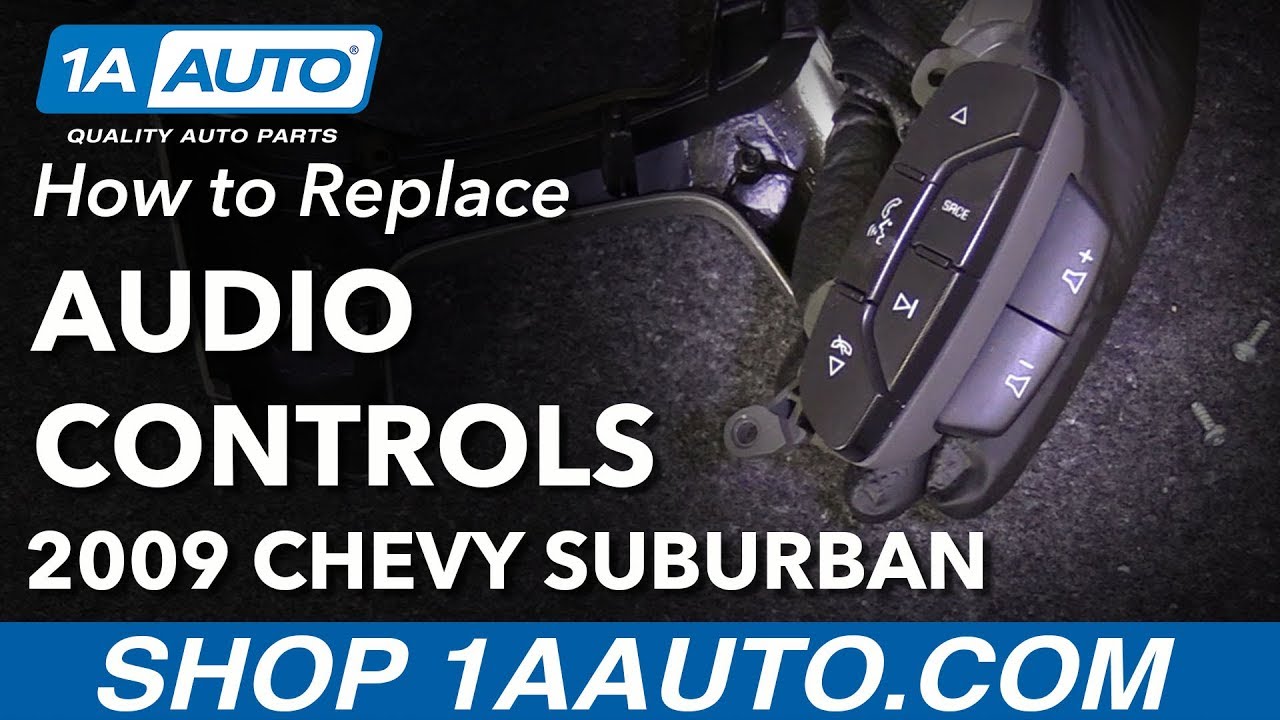 How to Replace Steering Wheel  Audio Control Switches 07-14 Chevy Suburban 1500