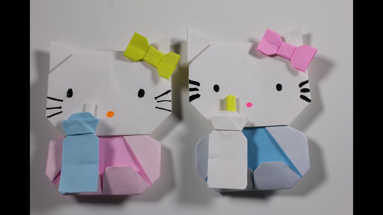 Origami Character Holle Kitty Cat