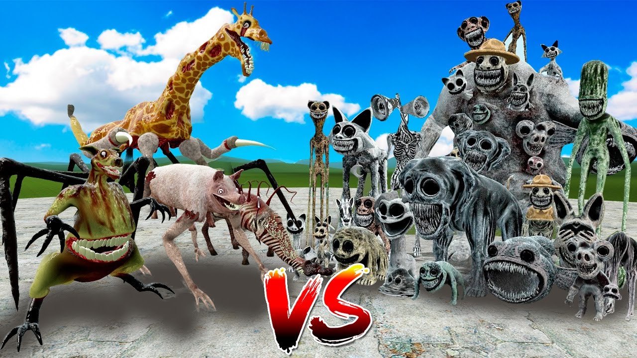 MUTANTES DE ZOOCHOSIS vs MUTANTES DE ZOONOMALY en Garry's Mod