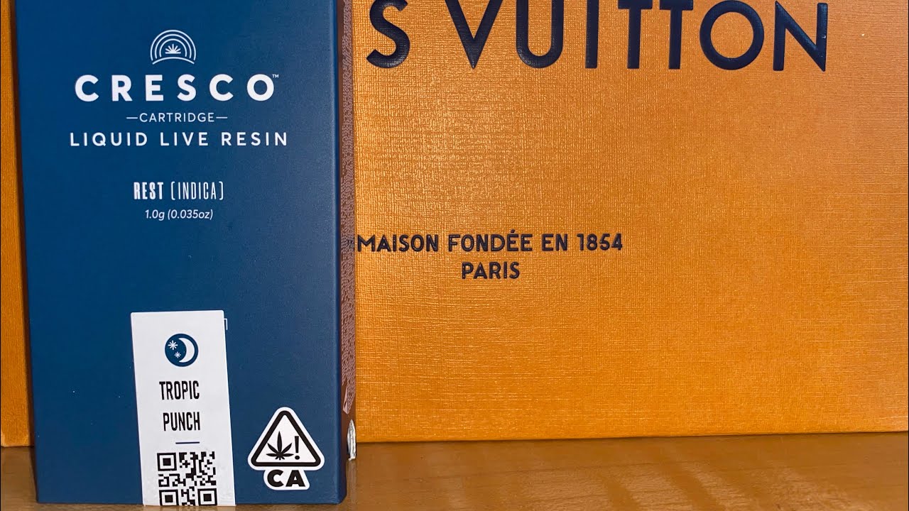 Cresco Liquid Live Resin Tropic Kush (Indica) Cartridge Review 🌴🍹🔥😋💙