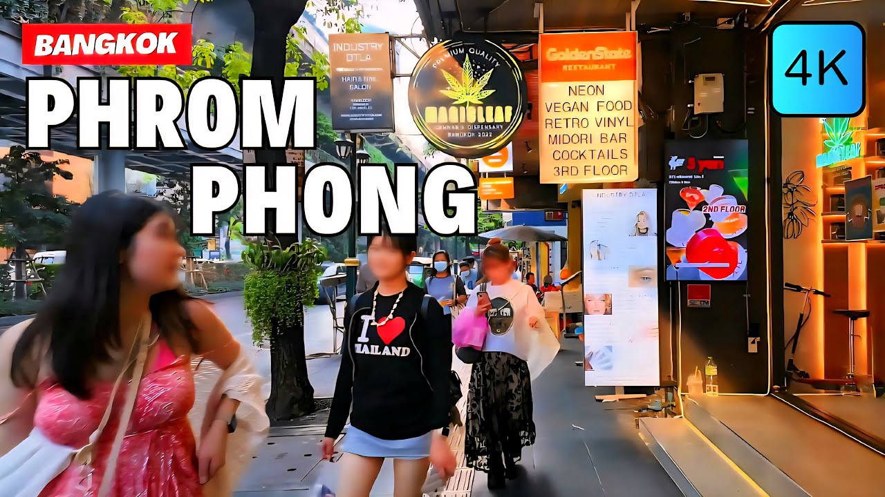 [4K] Phrom Phong Area in Bangkok 🇹🇭 ASMR 🎧 Walking Tour