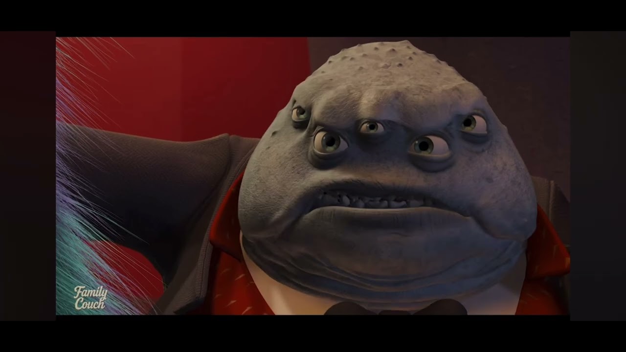 Monsters, Inc. (2001) - Randall and Mr. Henry J Waternoose Banish Mike and Sulley