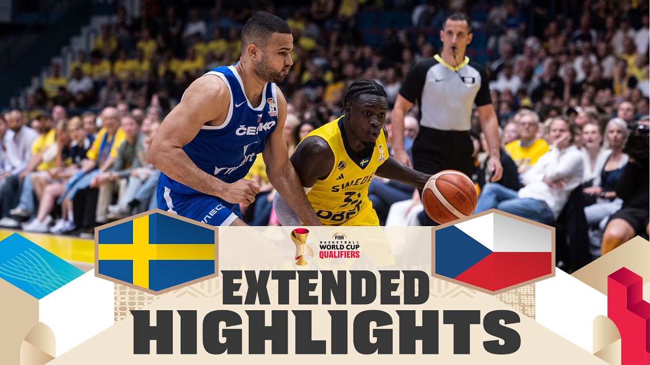 Sweden 🇸🇪 v Czechia 🇨🇿 | Extended Highlights | FIBA Basketball World Cup 2027 European Qualifiers