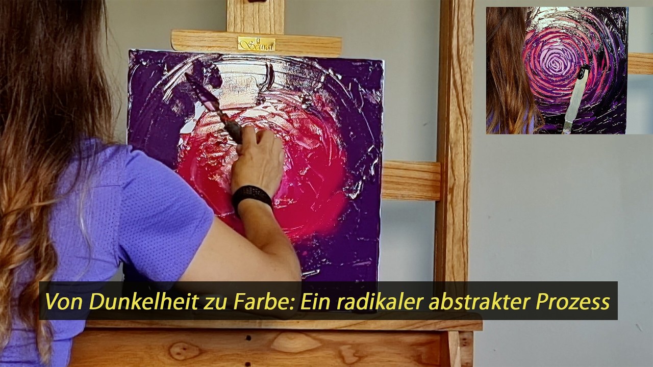 Diese abstrakte Maltechnik widerspricht jeder Logik