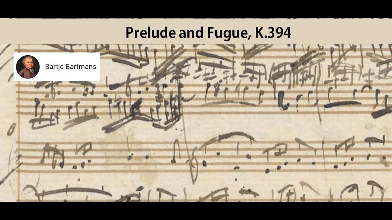 Mozart - Prelude and Fugue K.394 (1782) {Walter Klien}