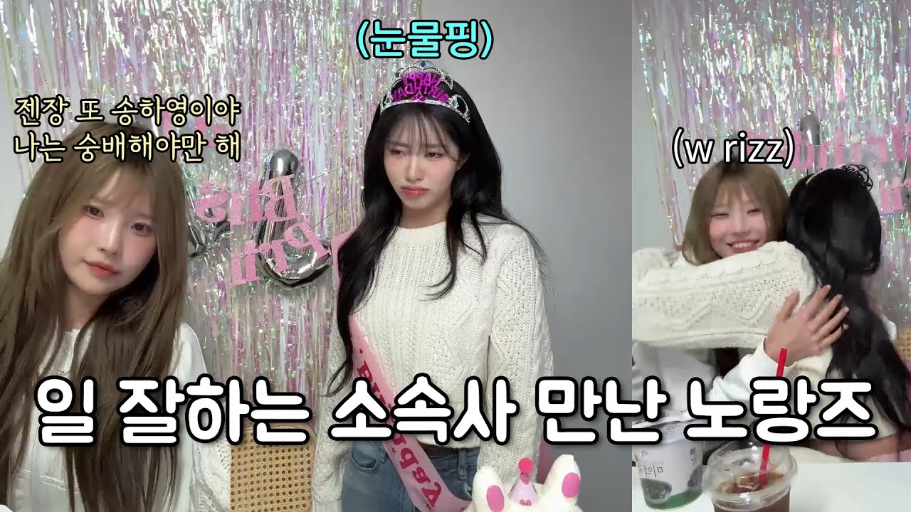 소속사 바뀐게 체감되는 노랑즈 라이브 [프로미스나인 송하영, 박지원]