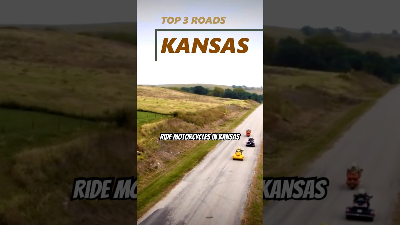Best Motorcycle Rides in Kansas | Top 3 Roads #motorcyclerides