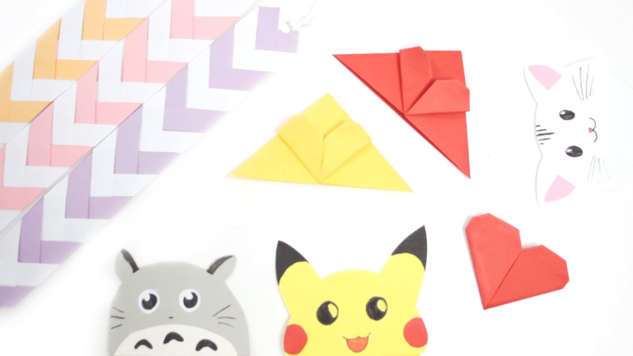 DIY: Cute & Easy Bookmark Ideas