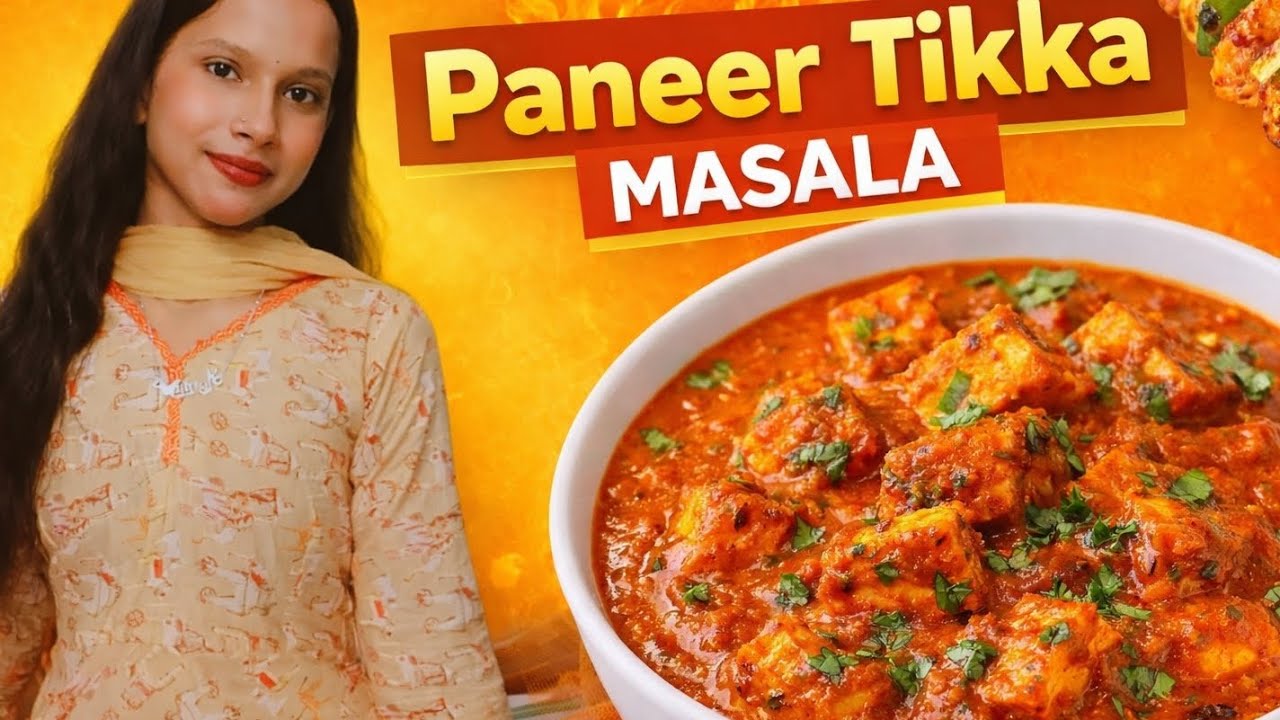 Maine banaya paneer tikka masala #youtubevlogs💗
