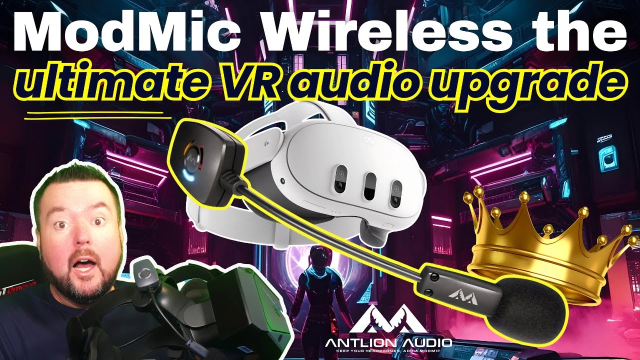 Best VR Microphone 2025: ModMic Wireless for ALL VR Headsets Meta Quest, Pimax, Pico