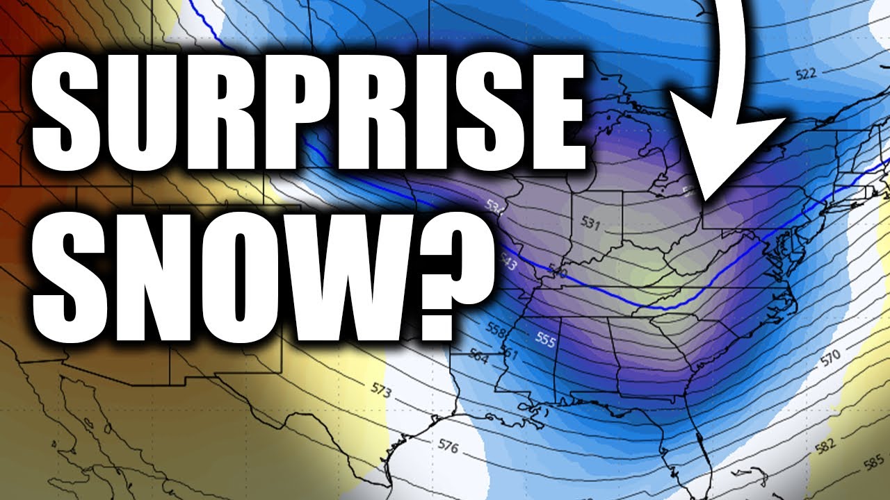 A SNOW Surprise Is Possible This Weekend Into Early Next Week.. 