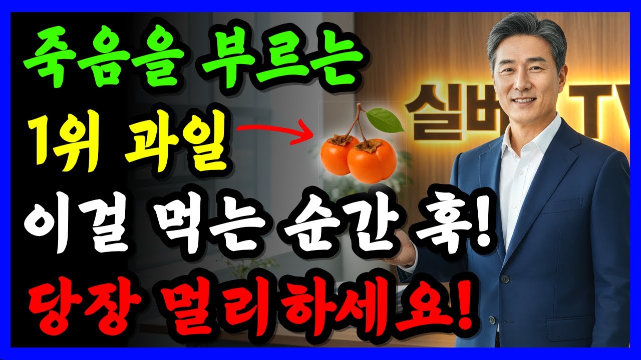 60세 이후 콩팥을 망가뜨리는 위험한 과일 3가지vs 다시 살리는 기적의 과일 3가지｜ 투석을 부르는 식습관의 진실 ｜시니어건강